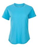 Boxercraft T67 Women's Cut-It-Out T-Shirt in Pacific blue