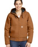 CARHARTT 104053 Carhartt   Women's Washed Duck Act in Carhartt brown