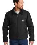 CARHARTT 103828 Carhartt   Duck Detroit Jacket Black