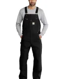 CARHARTT CT102776 Carhartt   Duck Unlined Bib Over Black