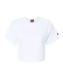 Champion Clothing T453W Women's Heritage Cropped T White