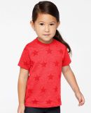 Code V 3029 Toddler Star Print Tee in Red star