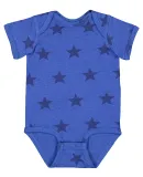 Code V 4329 Infant Star Print Bodysuit in Royal star