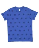 Code V 2229 Youth Star Print Tee in Royal star