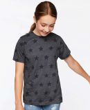 Code V 2229 Youth Star Print Tee in Smoke star