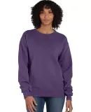 Comfort Wash GDH400 Garment Dyed Unisex Crewneck S in Grape soda