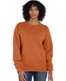 Comfort Wash GDH400 Garment Dyed Unisex Crewneck S in Texas orange