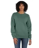 Comfort Wash GDH400 Garment Dyed Unisex Crewneck S in Cypress green