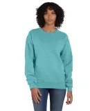 Comfort Wash GDH400 Garment Dyed Unisex Crewneck S in Mint