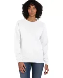 Comfort Wash GDH400 Garment Dyed Unisex Crewneck S in White