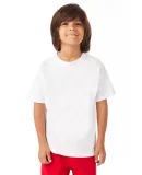 Comfort Wash GDH175 Garment Dyed Youth Short Sleev in White