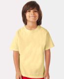 Comfort Wash GDH175 Garment Dyed Youth Short Sleev in Summer squash yellow
