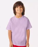 Comfort Wash GDH175 Garment Dyed Youth Short Sleev in Future lavender