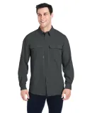 DRI DUCK 4441 Crossroad Woven Shirt Charcoal