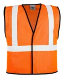 ML Kishigo 1571-1572 Hook & Loop Mesh Vest Orange