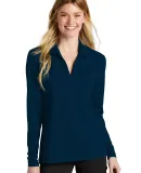 Nike NKDC2105  Ladies Dri-FIT Micro Pique 2.0 Long Navy