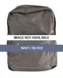 RSANC501 American Apparel Nylon Cordura School Bag Navy / Silver