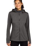 Sport Tek LST980 Sport-Tek   Ladies Hooded Soft Sh in Graphite