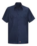 Red Kap SY60    Short Sleeve Solid Ripstop Shirt Navy