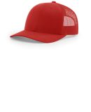Richardson Hats 112 Adjustable Snapback Trucker Ca in Red