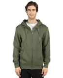 Threadfast Apparel 320Z Unisex Ultimate Fleece Ful ARMY