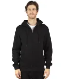 Threadfast Apparel 320Z Unisex Ultimate Fleece Ful BLACK