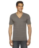 American Apparel TR461 Unisex Tri-Blend V-Neck TRI COFFEE