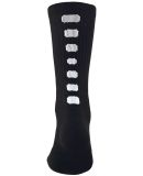 Augusta Sportswear 6091 Colorblocked Crew Socks in Black/ white