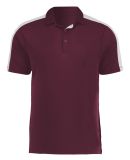 Augusta Sportswear 5028 Two-Tone Vital Polo in Maroon/ white
