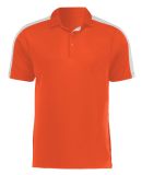 Augusta Sportswear 5028 Two-Tone Vital Polo in Orange/ white