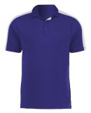 Augusta Sportswear 5028 Two-Tone Vital Polo in Purple/ white