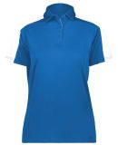 Augusta Sportswear 5029 Women's Two-Tone Vital Pol in Royal/ white