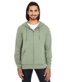 Threadfast Apparel 321Z Unisex Triblend French Ter ARMY HEATHER