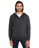 Threadfast Apparel 321Z Unisex Triblend French Ter BLACK HEATHER