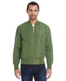 Threadfast Apparel 395J Unisex Bomber Jacket ARMY