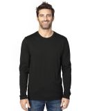 Threadfast Apparel 100LS Unisex Ultimate Long-Slee in Black