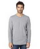 Threadfast Apparel 100LS Unisex Ultimate Long-Slee in Heather grey