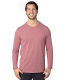 Threadfast Apparel 100LS Unisex Ultimate Long-Slee in Maroon heather