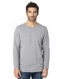 Threadfast Apparel 100LS Unisex Ultimate Long-Slee HEATHER GREY