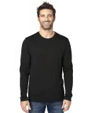 Threadfast Apparel 100LS Unisex Ultimate Long-Slee BLACK