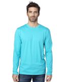 Threadfast Apparel 100LS Unisex Ultimate Long-Slee in Pacific blue