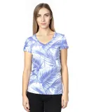 Threadfast Apparel 200RV Ladies' Ultimate V-Neck T PALM PARADISE