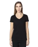 Threadfast Apparel 200RV Ladies' Ultimate V-Neck T BLACK