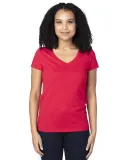 Threadfast Apparel 200RV Ladies' Ultimate V-Neck T RED