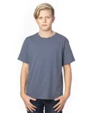 Threadfast Apparel 600A Youth Ultimate T-Shirt NAVY HEATHER
