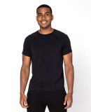 Threadfast Apparel 382R Unisex Impact Raglan T-Shi in Black