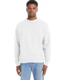 Hanes RS160 Adult Perfect Sweats Crewneck Sweatshi White