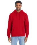 Hanes RS170 Adult Perfect Sweats Pullover Hooded S Athletic Red