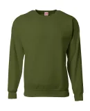 A4 Apparel N5259 Men's Sprint Tech Fleece Crewneck MILITARY GREEN