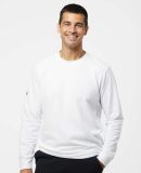 Adidas Golf Clothing A434 Fleece Crewneck Sweatshi in White